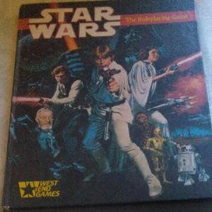 Vintage Star Wars Role Playing Game--West End Games 1987 Set of 2 Books